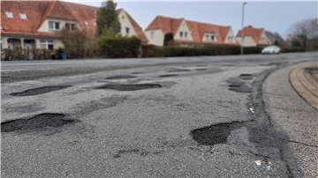 L135 in der Nordholzer Ortsdurchfahrt