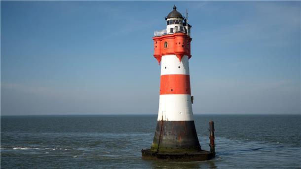 Leuchtturm Roter Sand: Standortsuche schwieriger als gedacht In der Nordsee vor Bremerhaven steht der Leuchtturm „Roter Sand“.