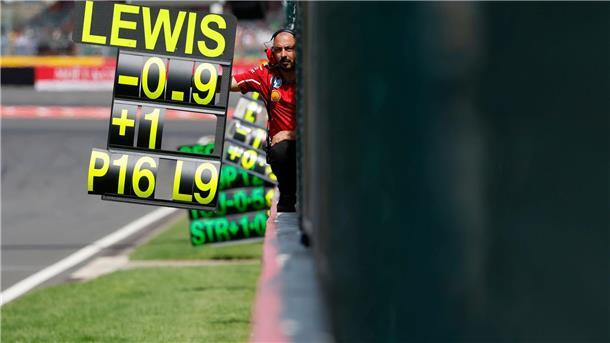 In der Qualifikation in Belgien gab es nur Platz 16 für Hamilton.