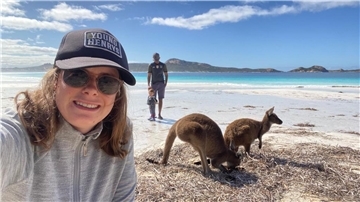 In diesem Jahr machten wir Urlaub in Esperance, im Süden Australiens, um den Kängurus am Lucky Bay zuzusehen.