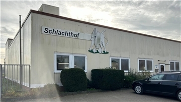 Außenansicht eines Schlachthofs in Elsfleth