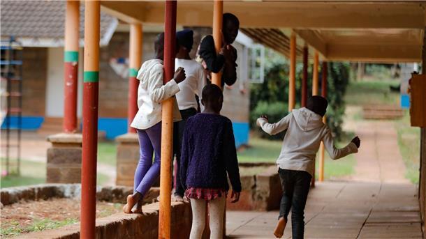 Diskriminierung von HIV-Gefährdeten behindert Aids-Kampf In diesem Waisenhaus in Kenia leben HIV-infizierte Kinder, deren Eltern an der Krankheit gestorben sind.