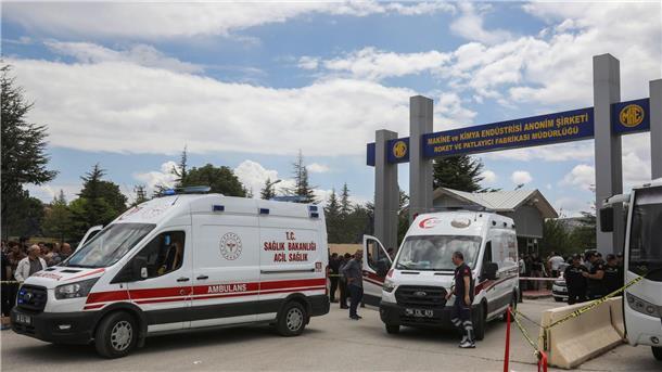 Türkei: Fünf Tote bei Explosion in Sprengstofffabrik In einer Fabrik für Sprengstoffe kamen bei einer Explosion fünf Arbeiter ums Leben.