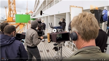 In einer Reportage hat das ZDF schon von den besonderen Dreharbeiten in Bremerhaven berichtet.
