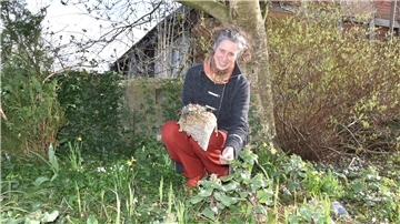In ihrem Garten findet Antje Drehmann die passenden Pflanzen für ihre floralen Kreationen.