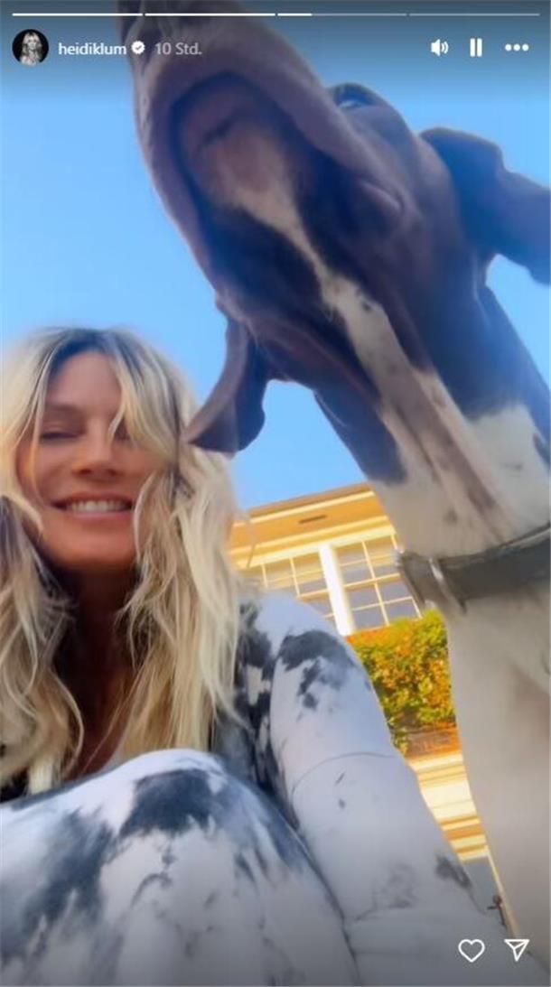 Tokio Hotel, ein Deichbrand-Desaster und die Frage: Kommt Heidi wieder? In ihrer Story zeigt sich Heidi Klum bei strahlend blauem Himmel. Schwer vorstellbar, dass das kurze Video in Deutschland entstanden ist.