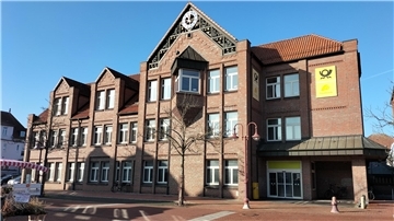 Das Postgebäude in Nordenham