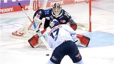 In München wartet auf Pinguins-Keeper Kristers Gudlevskis viel Arbeit. Nach zuletzt drei Partien für Maximilian Franzreb dürfte der Lette wieder zwischen die Torstangen fahren.