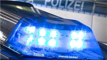Das Foto zeigt ein Blaulicht. 