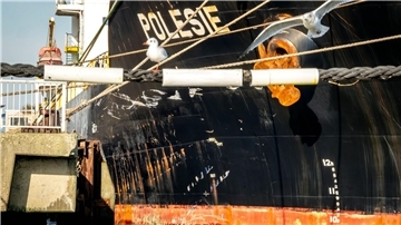 Infolge des Zusammenstoßes mit der „Polesie“ ist der Frachter „Verity“ in der in der Nordsee gesunken.