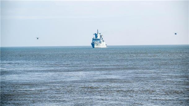 Insgesamt legte die Fregatte laut der Marine rund 150.000 Kilometer zurück.