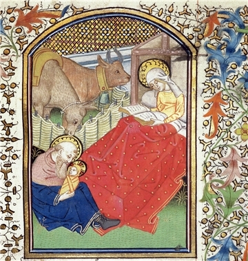 Inspiration und gleichermaßen Orientierung ist dieses Bild der biblischen Szene von Jesu Geburt für Regionalbischof Hans Christian Brandy aus dem Sprengel Stade