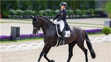 Isabell Werth gewinnt beim CHIO erneut.