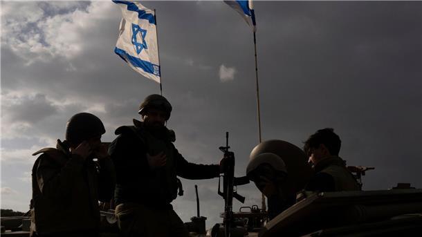 Israelische Soldaten an der Grenze zum Gazastreifen.