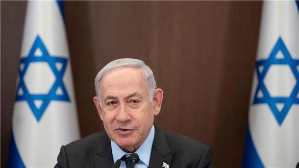 Israels Ministerpräsident Benjamin Netanjahu leitet eine Kabinettssitzung.