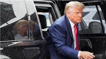 Ist im Zusammenhang mit versuchtem Wahlbetrug angeklagt: Donald Trump. (Archivbild)