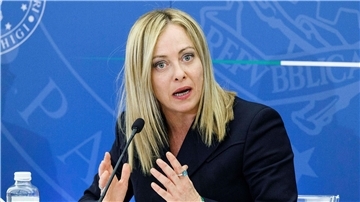 Italiens Ministerpräsidentin: Giorgia Meloni.