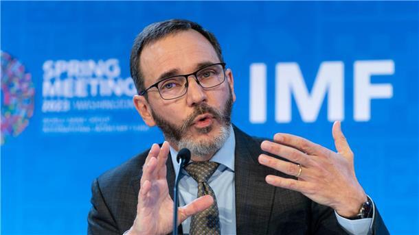 IWF senkt Prognose für Deutschland IWF-Chefvolkswirt Pierre-Olivier auf der Frühjahrstagung von IWF und Weltbank in Washington.