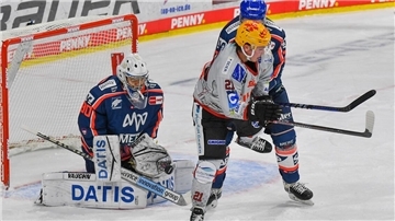 Jake Virtanen gab sein Debüt im Trikot der Fischtown Pinguins und ließ sein Können einige Male aufblitzen.