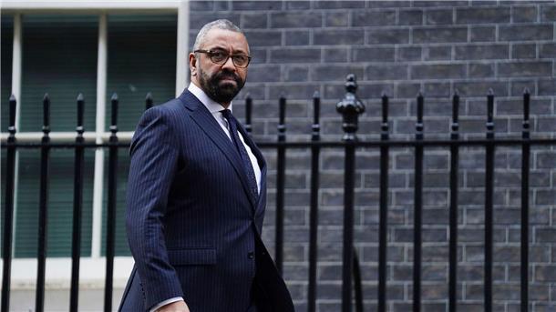James Cleverly wechselt vom Außen- ins Innenministerium.
