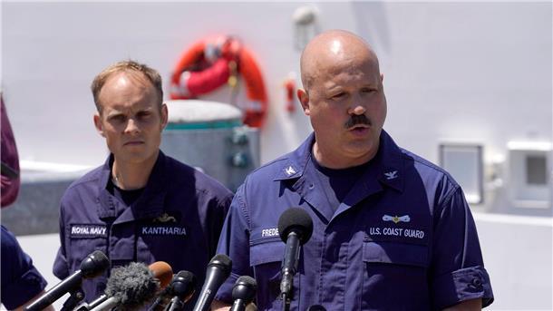 Jamie Frederick ist bei der Suche nach dem Tauchboot der Koordinator der US-Küstenwache.