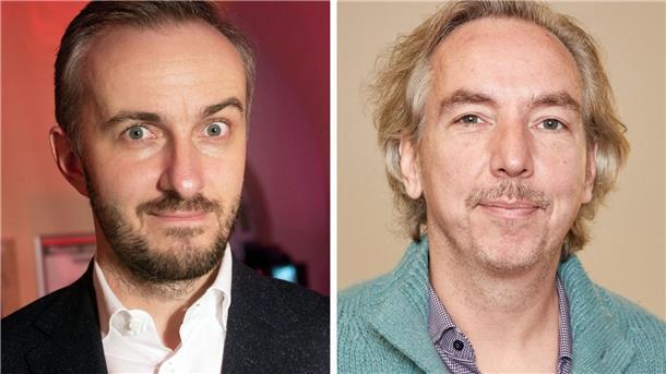 Böhmermann und Schulz kommentieren ESC für ORF Jan Böhmermann (l), und Olli Schulz moderieren den ESC.