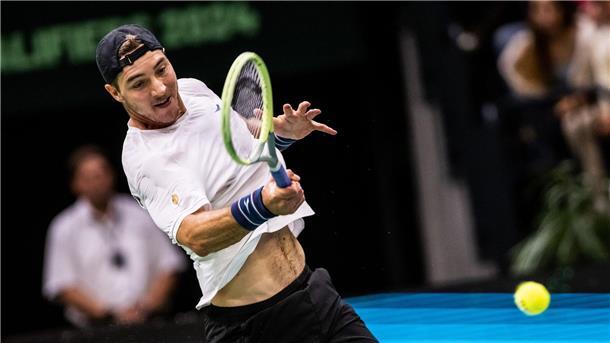 Jan-Lennard Struff führt das DTB-Team beim Davis Cup an. 