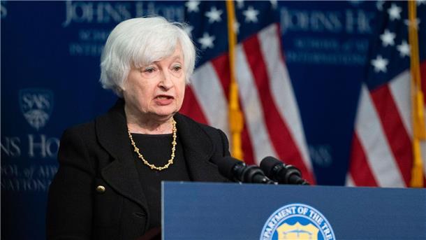 Yellen warnt vor US-Zahlungsausfall schon am 1. Juni Janet Yellen, Finanzministerin der USA.