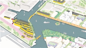 Jedes Dock ein anderes Thema: Ein Innovationsdock kann sich De zwarte Hond aus Köln für das Bremerhavener Werftquartier vorstellen.