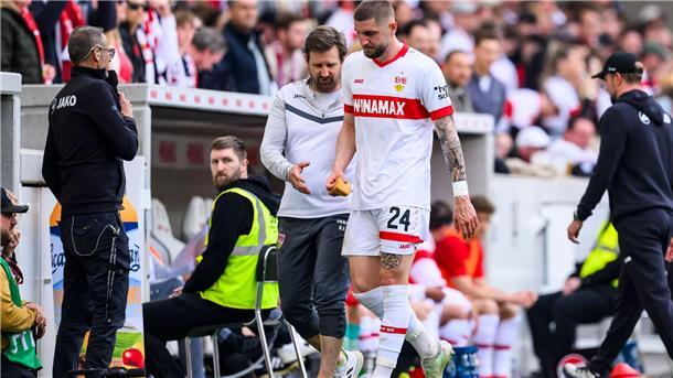 Frust in Stuttgart nach 1:2 gegen Bremen - „Kleiner Dämpfer“ Jeff Chabot hat sich am Oberschenkel verletzt.