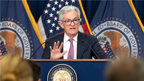 Fed entscheidet Leitzins: Zehnte Anhebung in Folge erwartet Jerome Powell, Vorsitzender der US-Notenbank Fed, während einer Pressekonferenz in Washington.