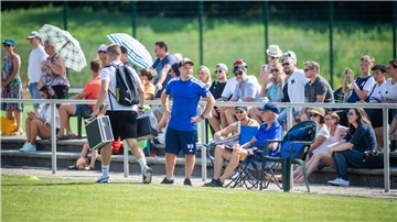 JFV-Co-Trainer Waldemar Maibach war trotz des Ergebnisses nicht unzufrieden.