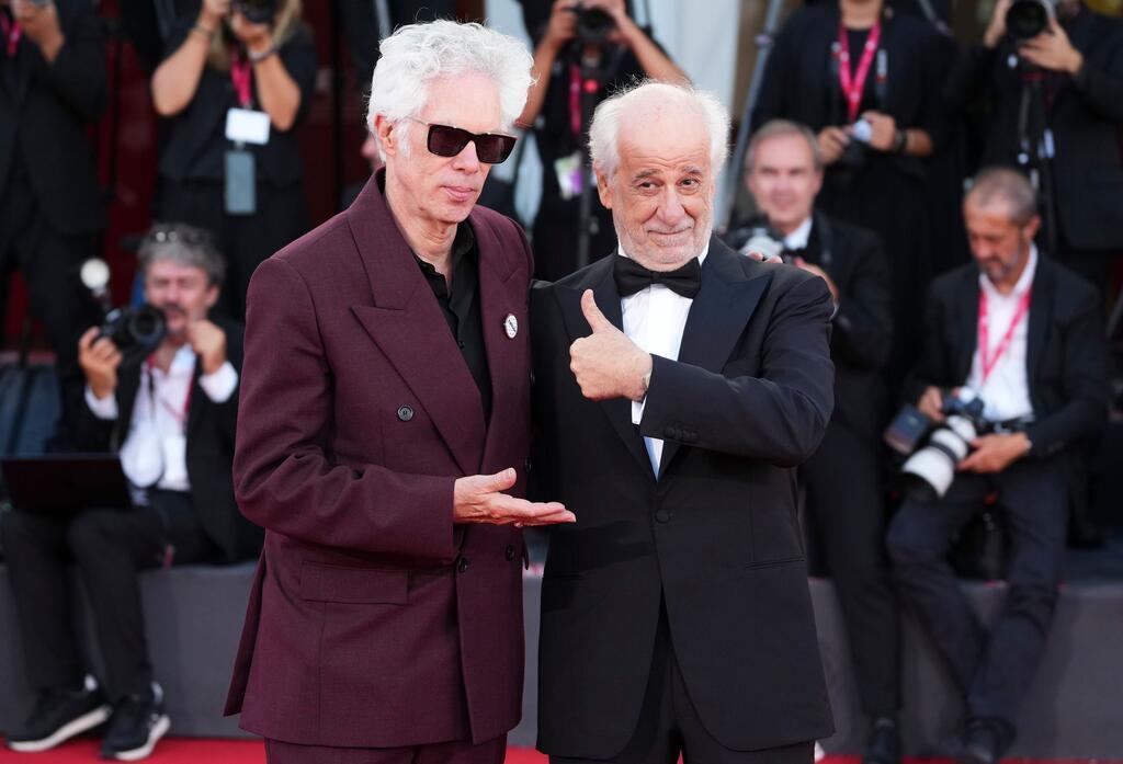 Jim Jarmusch und Toni Servillo vor der Preisverleihung. 
