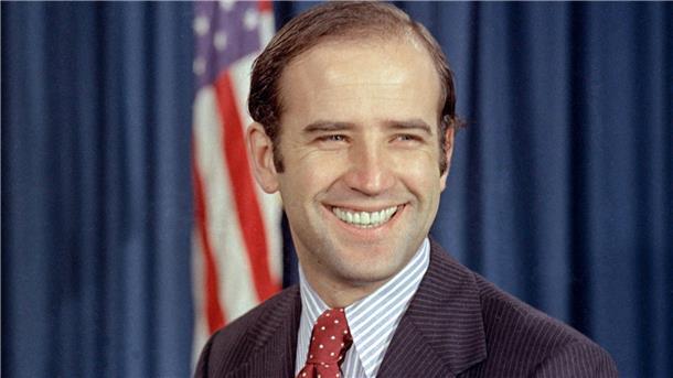 Joe Biden im Jahr 1972, damals neu gewählter demokratischer Senator aus Delaware in Washington.