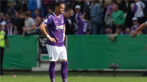 Nächste Pleite: Osnabrück verliert gegen Dresden Joel Zwarts sah gegen Dresden die Rote Karte.