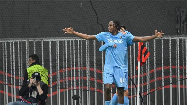 Johan Manzambi erzielte den zwischenzeitlichen Ausgleich für die Freiburger.