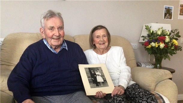 Worin liegt das Geheimnis einer guten Ehe? Josephine und Aubrey Langley aus Cardiff sind seit 63 Jahren verheiratet.