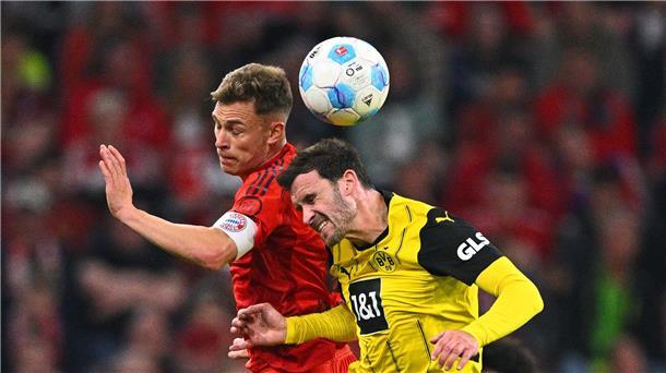Kein Münchner Wunder-„Gelaber“ nach wildem Klassiker Joshua Kimmich (l) hat eine Forderung an das Bayern-Spiel.