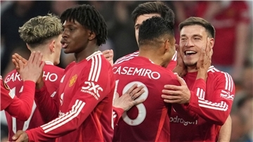 Jubel in Old Trafford: Manchester United zieht ins Halbfinale der Europa League ein.