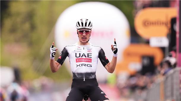 Vuelta: Ayuso gewinnt Bergetappe - Vingegaard rückt vor Jubelt auf der 7. Etappe der Vuelta: Juan Ayuso. (Archivbild)
