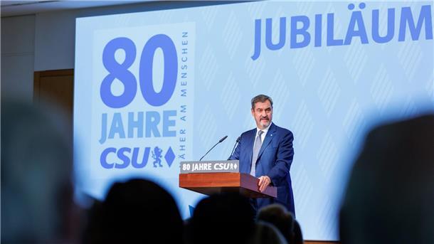 Bilder des Tages Jubiläumsfeier in München: Söder feiert 80 Jahre CSU