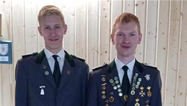 Jugendvizekönig Philipp Gerken (links) und Vizekönig Nils Stelljes.