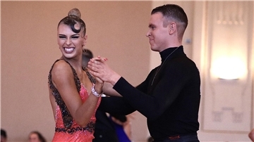 Julia Gwizdala und Fabian Kamjunke holten die Silbermedaille.