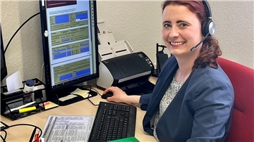 Julia Lax arbeitet als Sozialberaterin beim SoVD in Brake.