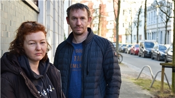 Julia Tänzer und Alexander Kinder sammeln nun Spenden, um einen würdigen Abschied von Ekaterina Baumann zu ermöglichen.