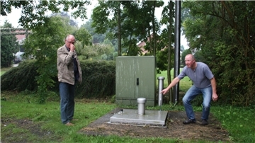 Pumpstation am Schießstand in Offenwarden