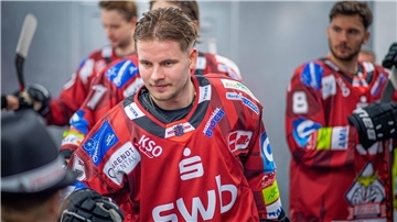 Eishockeyspieler Justin Büsing aus Bremerhaven