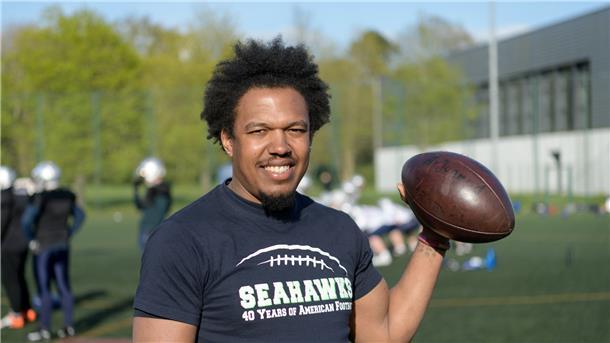 Kadeem Pankey hat bereits zwei Jahre bei den Bremerhaven Seahawks Football gespielt.