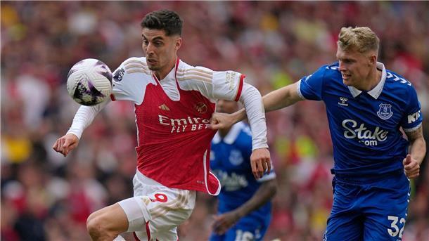 Start der Premier League: Havertz, Hürzeler, aber kein Klopp Kai Havertz (l) strebt mit Arsenal nach der Meisterschaft.