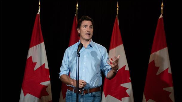 Trudeau zu Klimawandel: „Wälder in Pulverfässer verwandelt“ Kanadas Premierminister Justin Trudeau gibt eine Erklärung zu den Waldbränden ab.